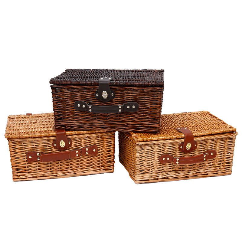 Rattan Wicker Picnic Basket